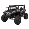 Buggy UTV Terenówka dla dzieci Czarny + Pilot + Bagażnik + Wolny Start + EVA + MP3 LED